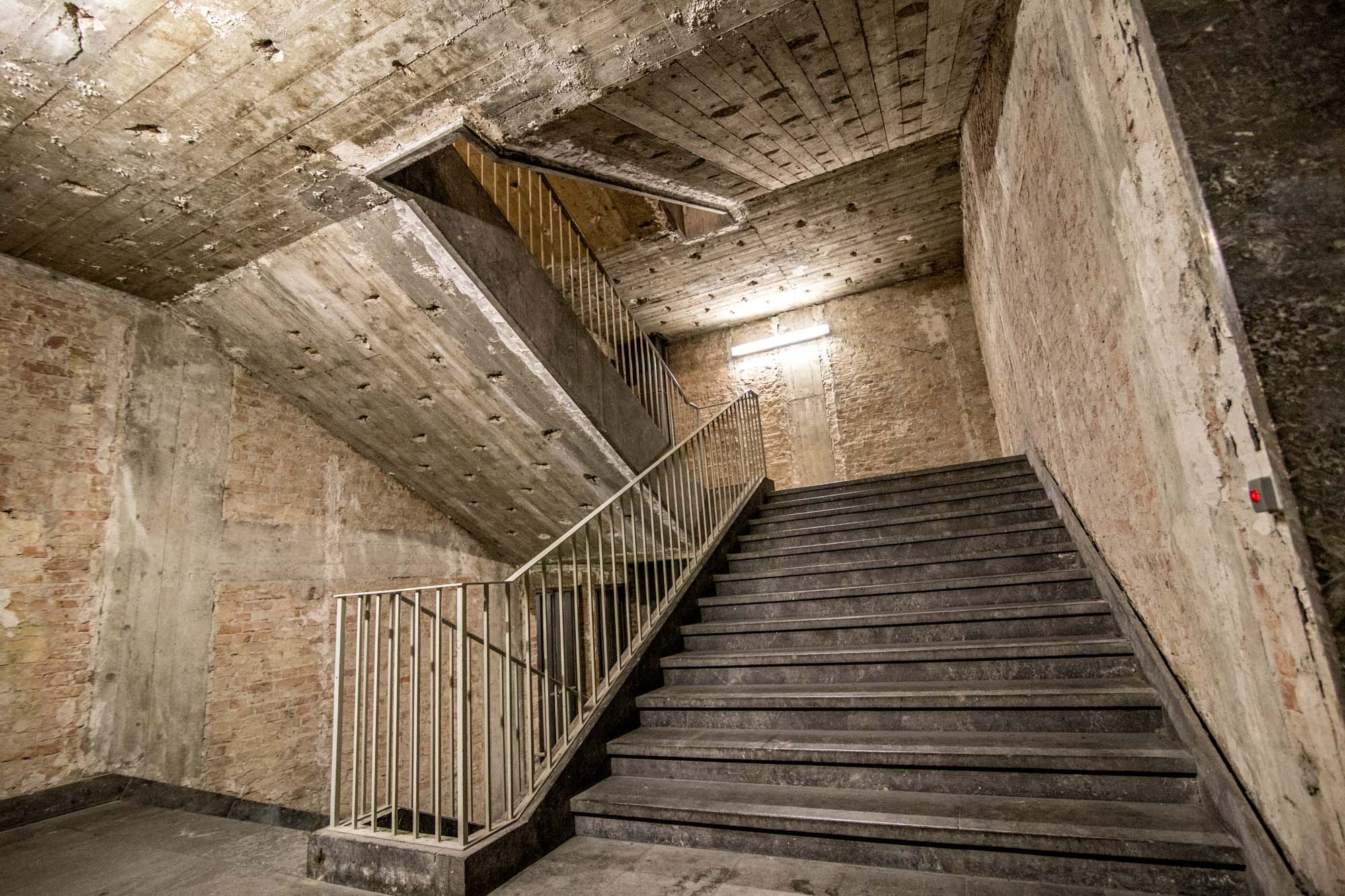 Treppenhaus im Flughafen Tempelhof