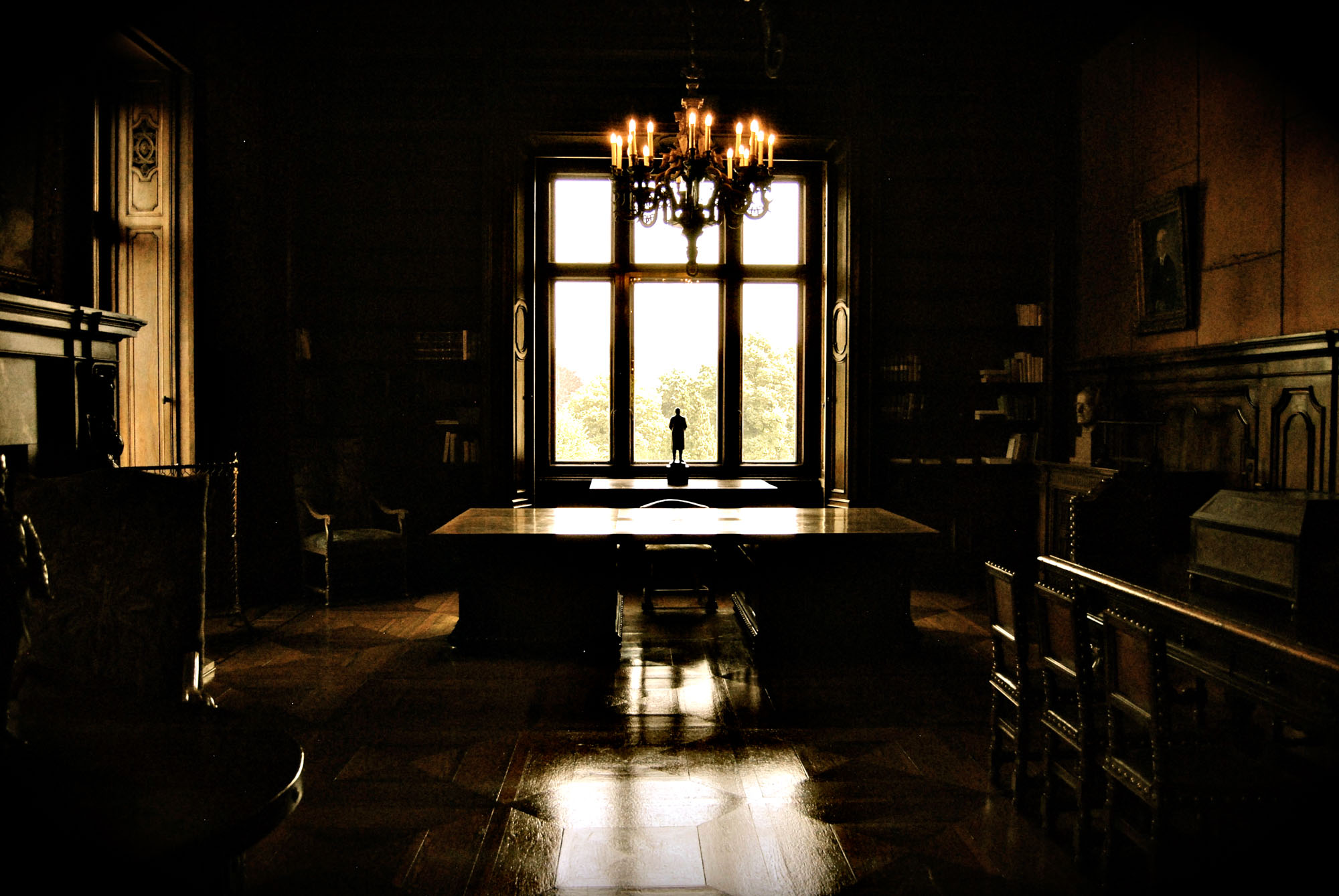 Hauptarbeitszimmer von Krupp in der Villa Hügel