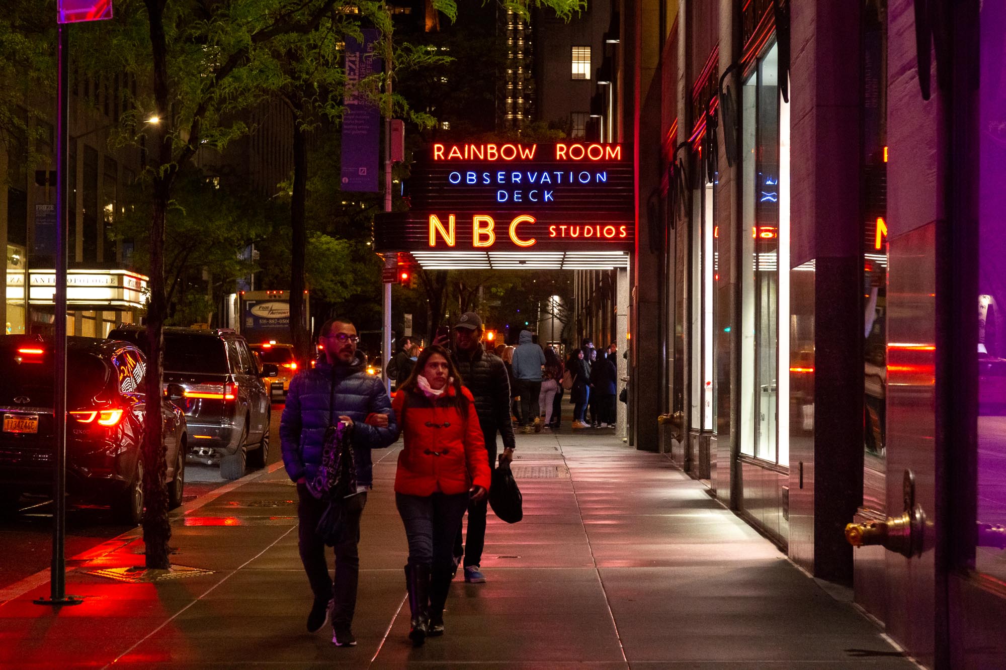Eingang des Observation Decks des Rockefeller Centers