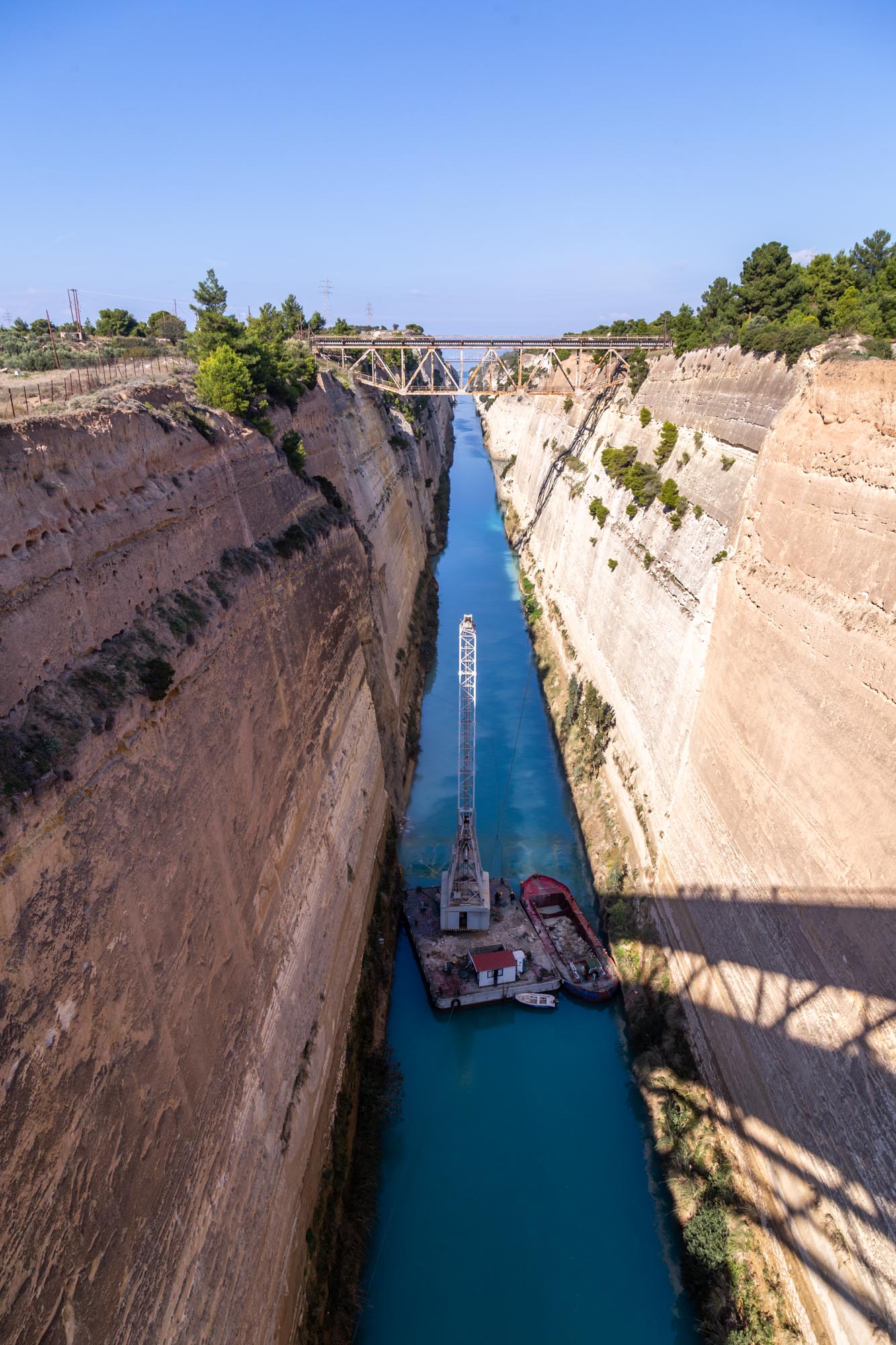 Der Canalé Grande in der Nähe von Athen